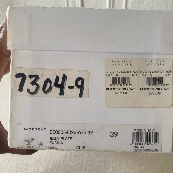 GIVENCHY FUSHIA SANDALS 39 - Picture 6 of 6